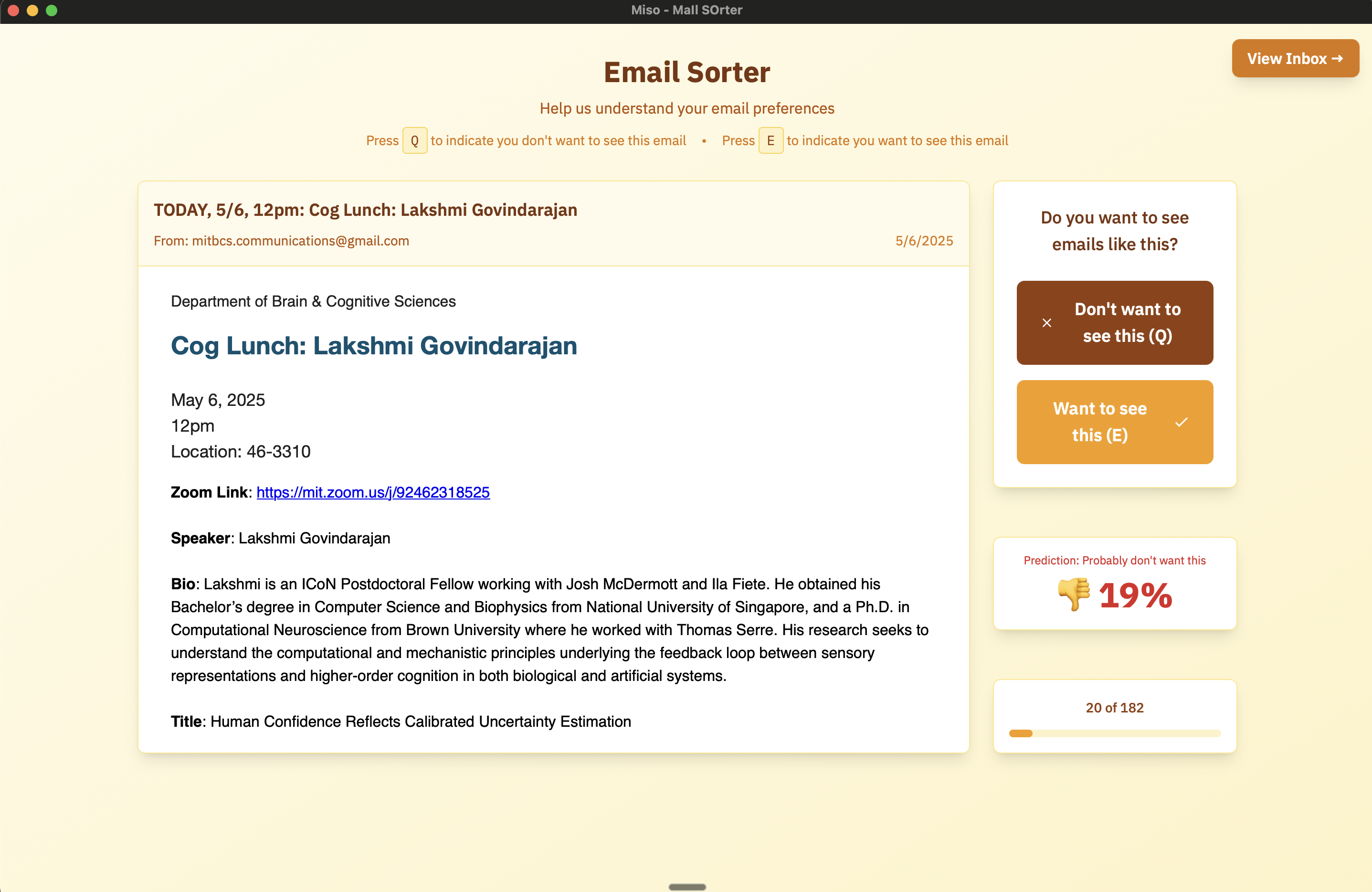 Onboarding View